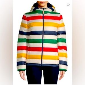 THE HUDSON'S BAY COMPANY HBC Down Puffer Women's Coat  stripe